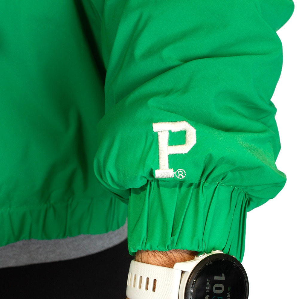 Interlocking UO, Green, Coat/Jacket, Polyester, Men, Portland Gear, Legacy, Anorak, 1/4-Zip, 986754